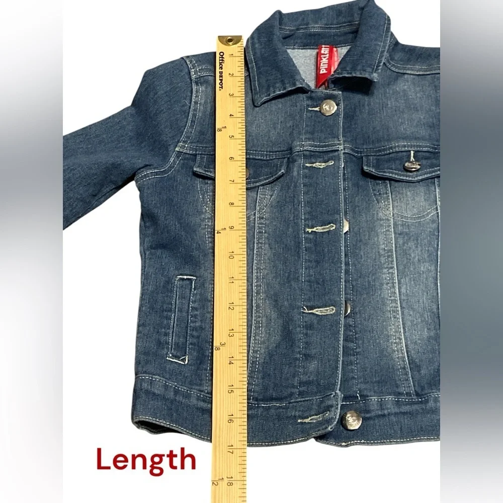 Little girls denim jacket size 6-6X L81​